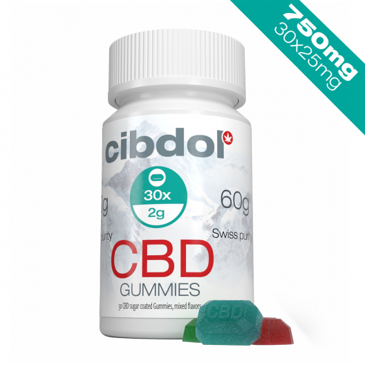 CBD gumijas konfektes (750mg CBD)