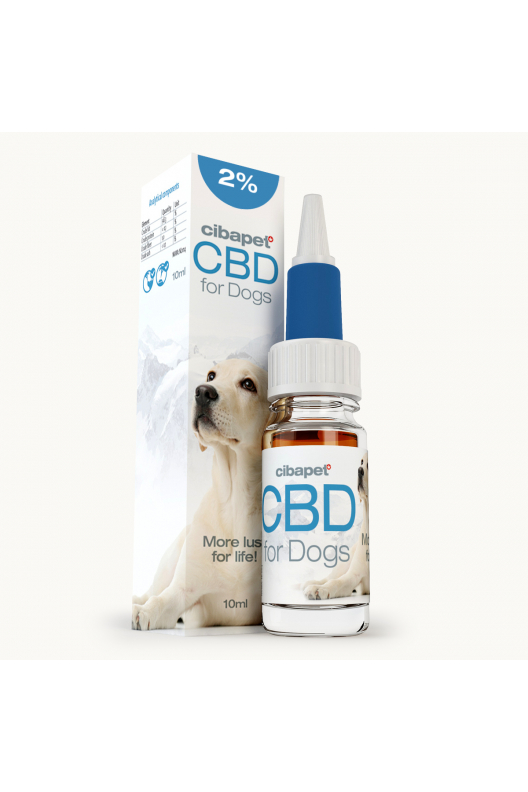 Olio di CBD al 2% Per Cani