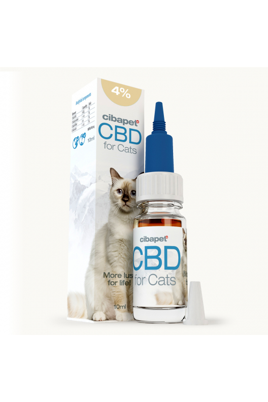 Olio di CBD al 4% Per Gatti