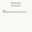 CBD Nasal spray