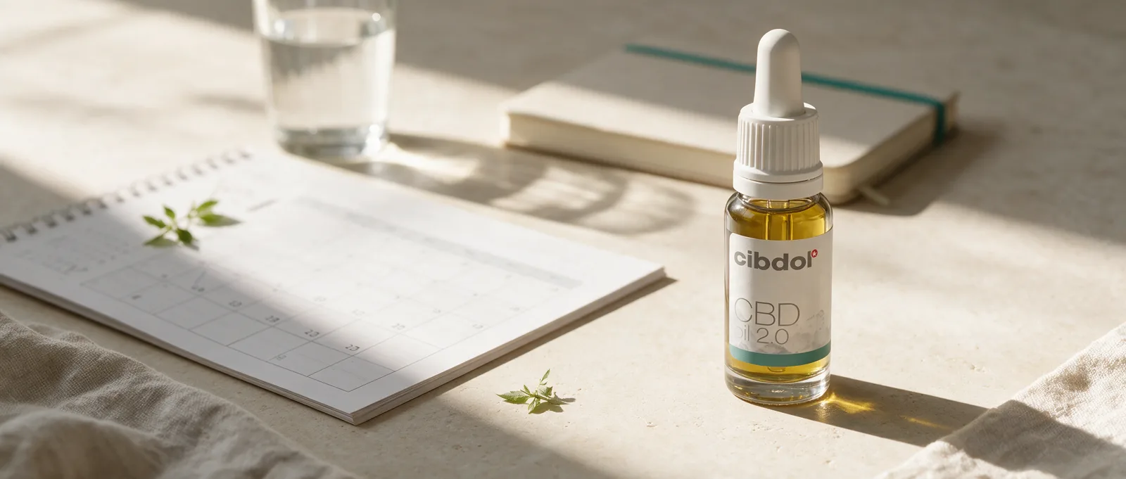 Still life with a Cibdol product introducing Can CBD Be Addictive? Study Findings