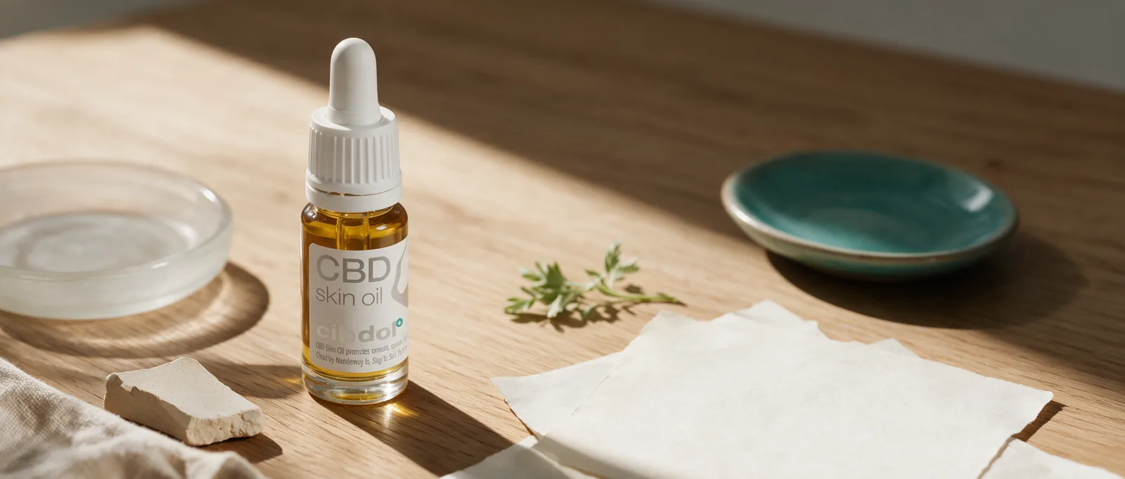 Still life with a Cibdol product introducing Cannabinoid Skin Research: Evidence and Gaps