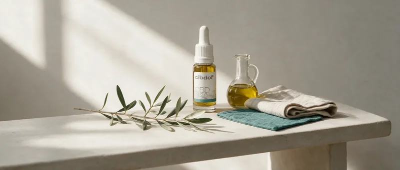 Still life with a Cibdol product introducing Can You Be Allergic to CBD