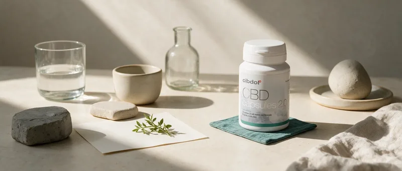 Still life with a Cibdol product introducing CBD Overdose: What The Term Means