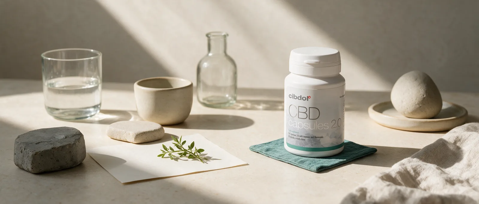 Still life with a Cibdol product introducing CBD Overdose: What The Term Means