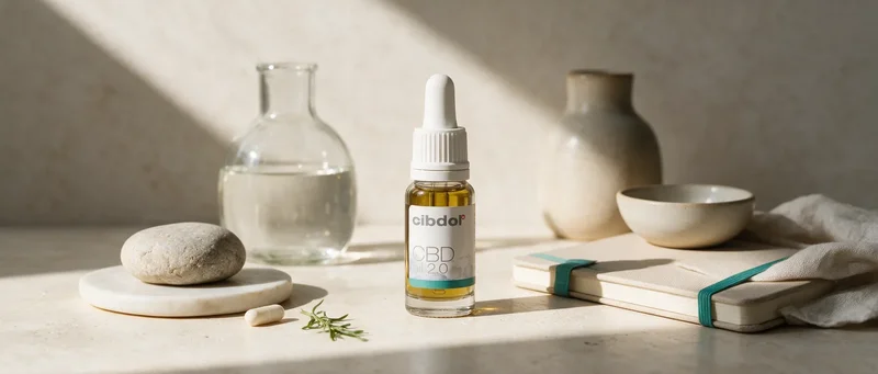 Still life with a Cibdol product introducing CYP450: The Enzymes That Process Cannabidiol
