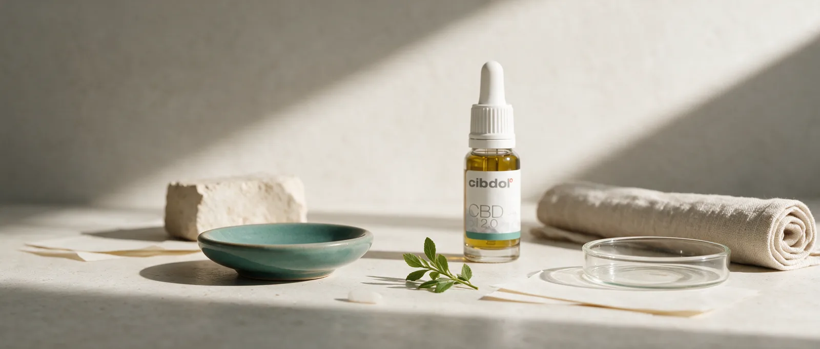 Still life with a Cibdol product introducing Myrcene: The Terpene Behind Mango and Hops