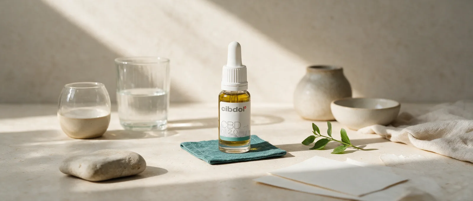 Still life with a Cibdol product introducing When Were the Five Major Cannabinoids Discovered?