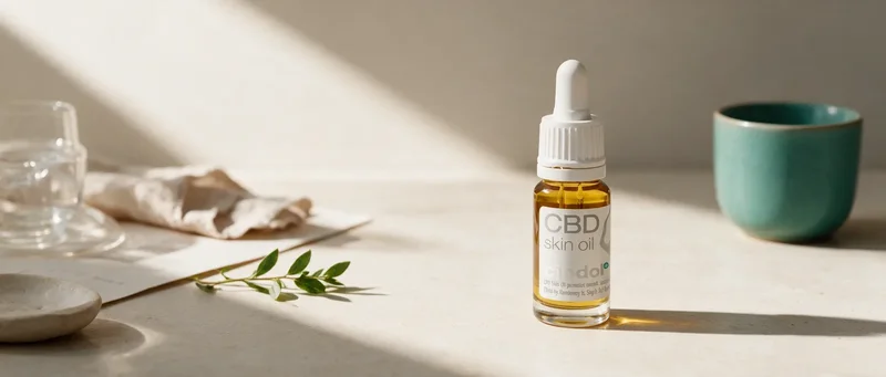 Still life with a Cibdol product introducing How Does CBD Affect The Skin?