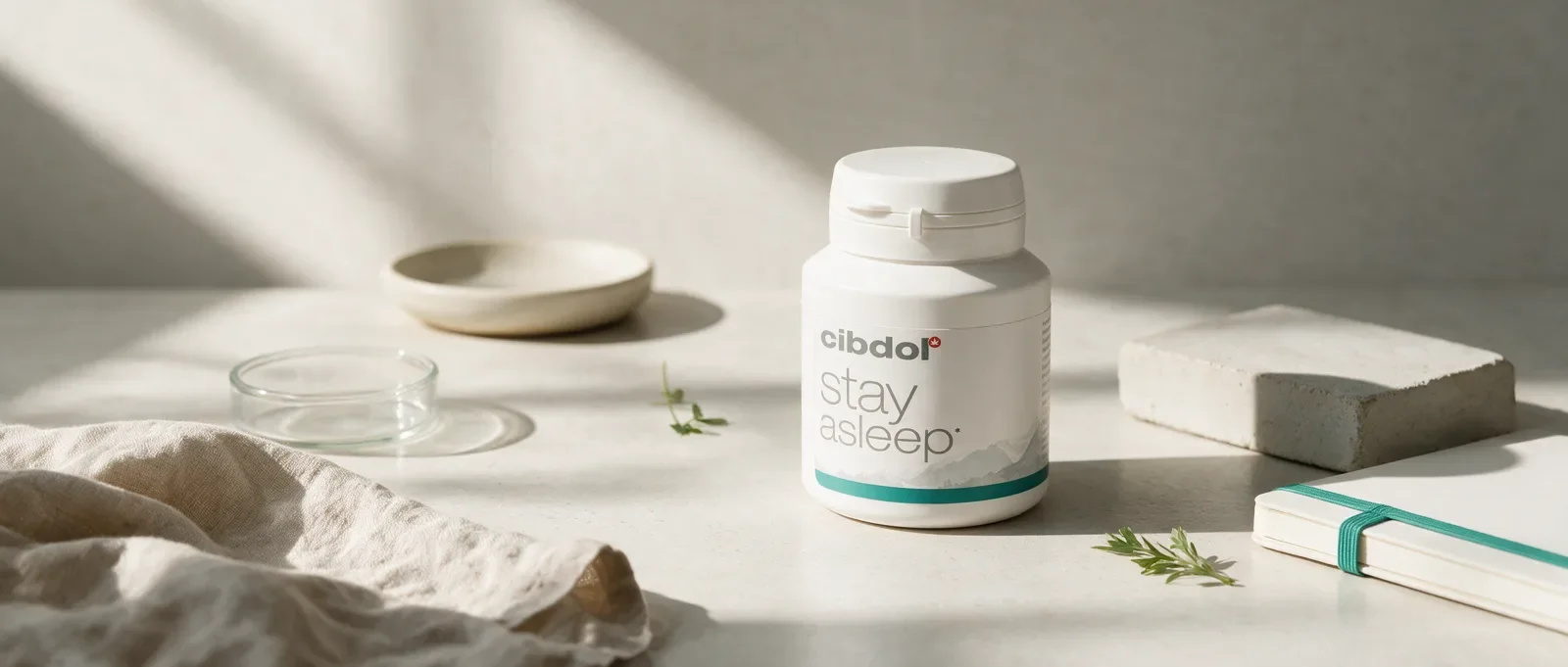Still life with a Cibdol product introducing Serotonin: What It Is, Where It Lives