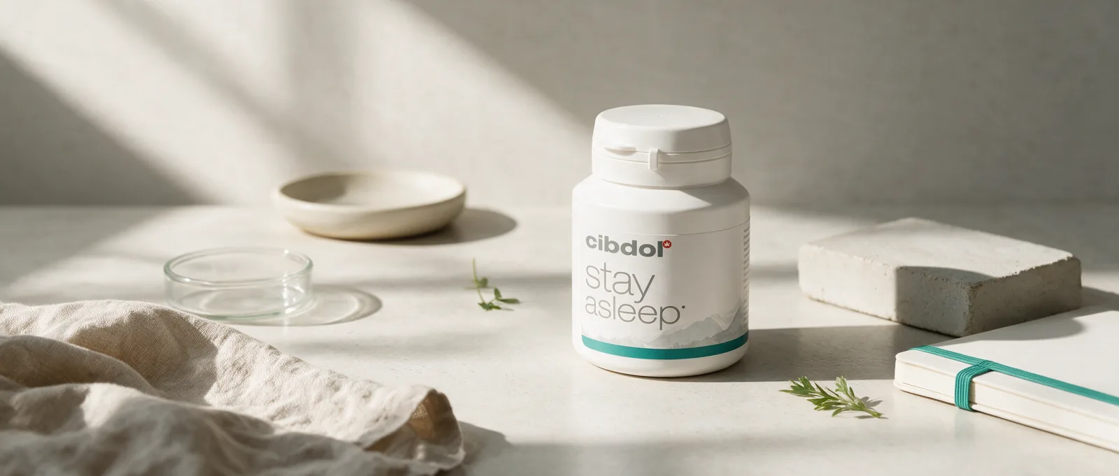Still life with a Cibdol product introducing Serotonin: What It Is, Where It Lives