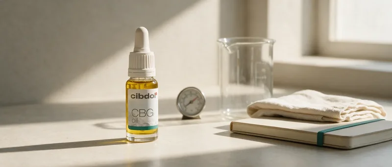 Still life with a Cibdol product introducing THCA vs THC: One Carboxyl Group