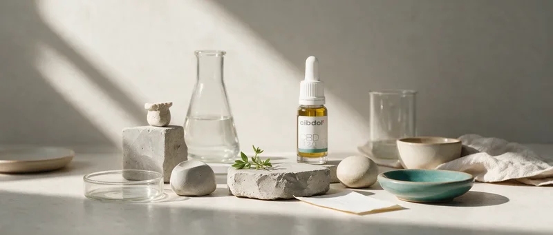 Still life with a Cibdol product introducing THCV: The Three-Carbon Cannabinoid