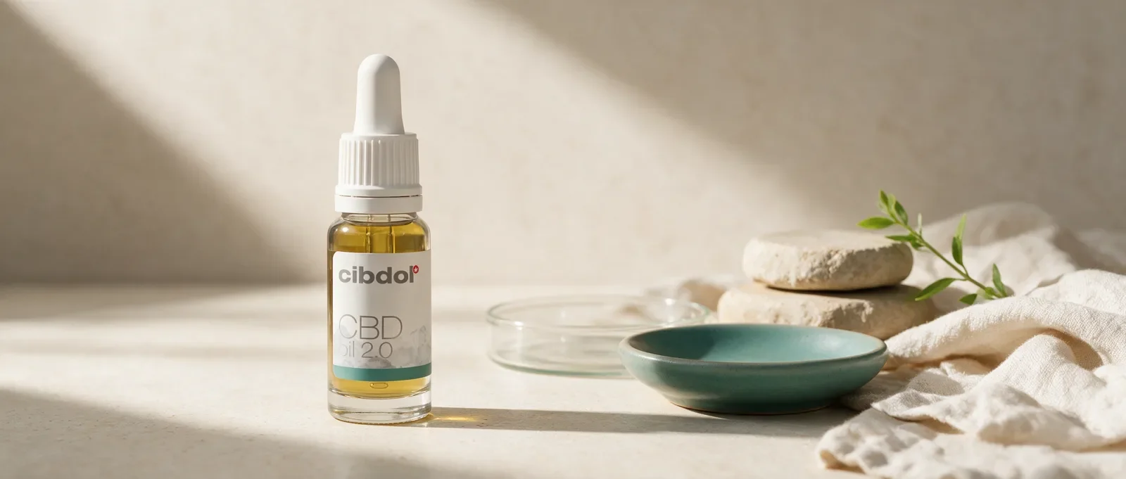 Still life with a Cibdol product introducing Flavanols (Flavan-3-ols): The Tea and Cocoa Flavonoids