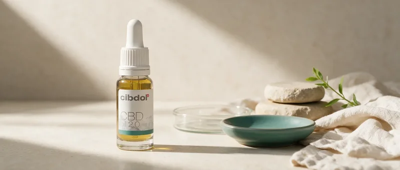 Still life with a Cibdol product introducing Flavanols (Flavan-3-ols): The Tea and Cocoa Flavonoids