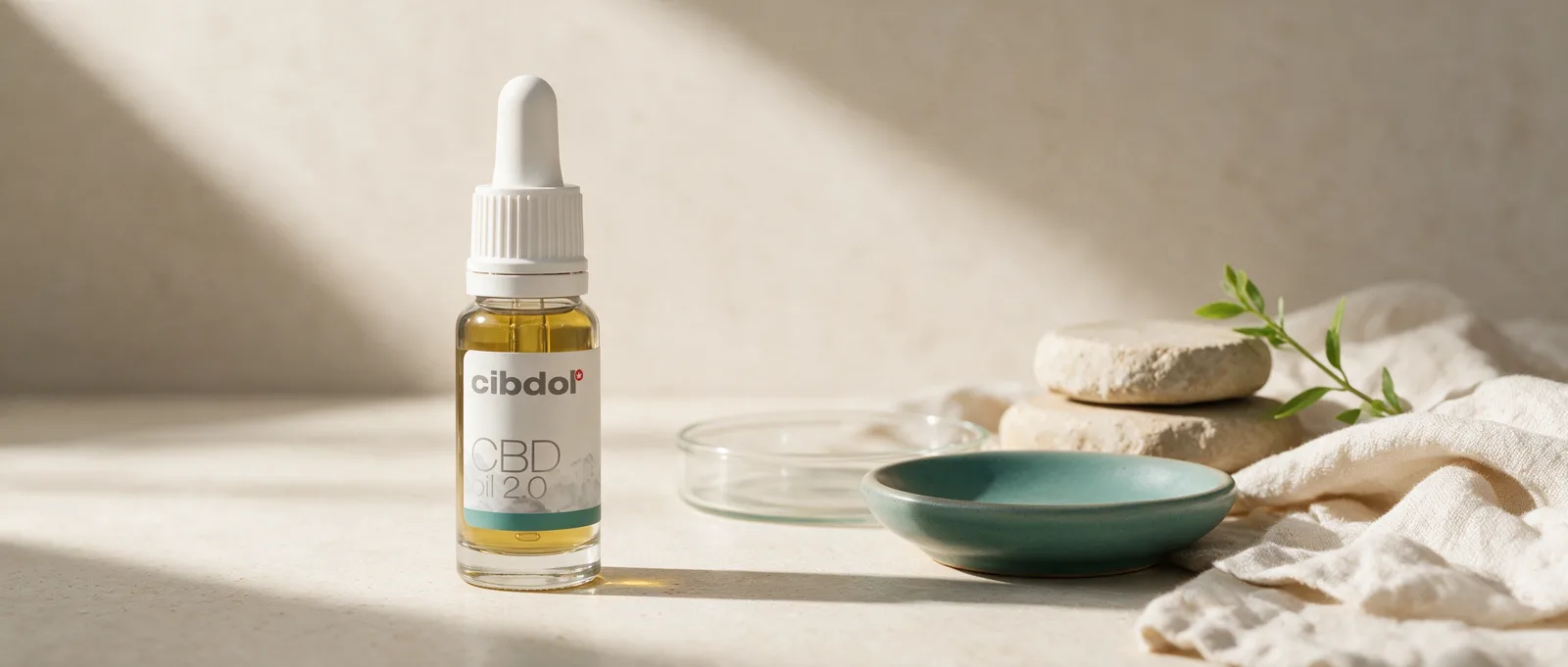 Still life with a Cibdol product introducing Flavanols (Flavan-3-ols): The Tea and Cocoa Flavonoids