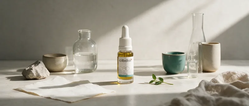 Still life with a Cibdol product introducing What Are Isoflavones?