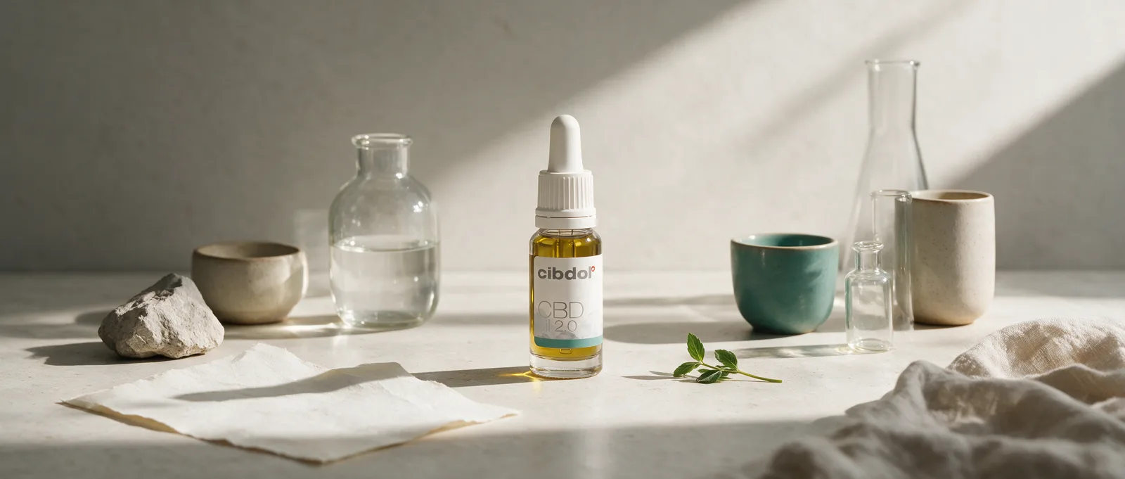 Still life with a Cibdol product introducing What Are Isoflavones?