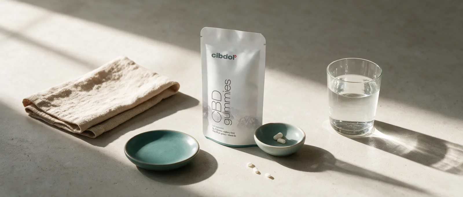 Still life with a Cibdol product introducing What Do CBD Gummies Actually Do