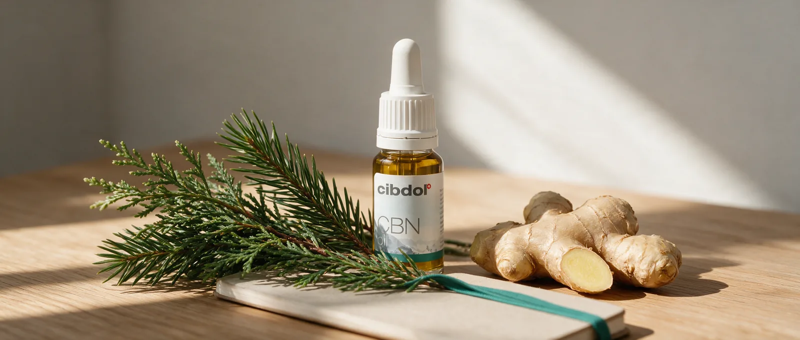Still life with a Cibdol product introducing What Is Camphene
