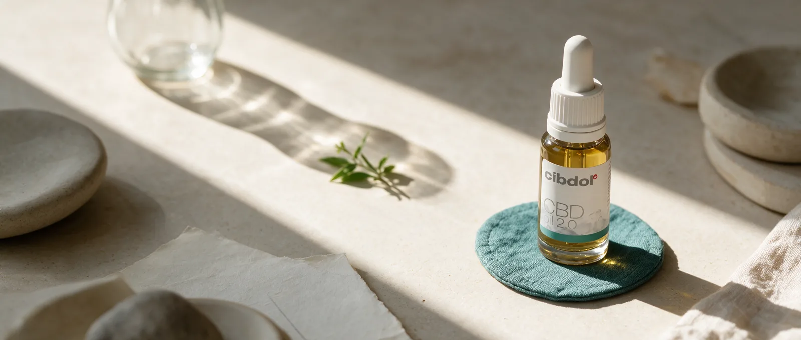 Still life with a Cibdol product introducing What Is CBC (Cannabichromene)?