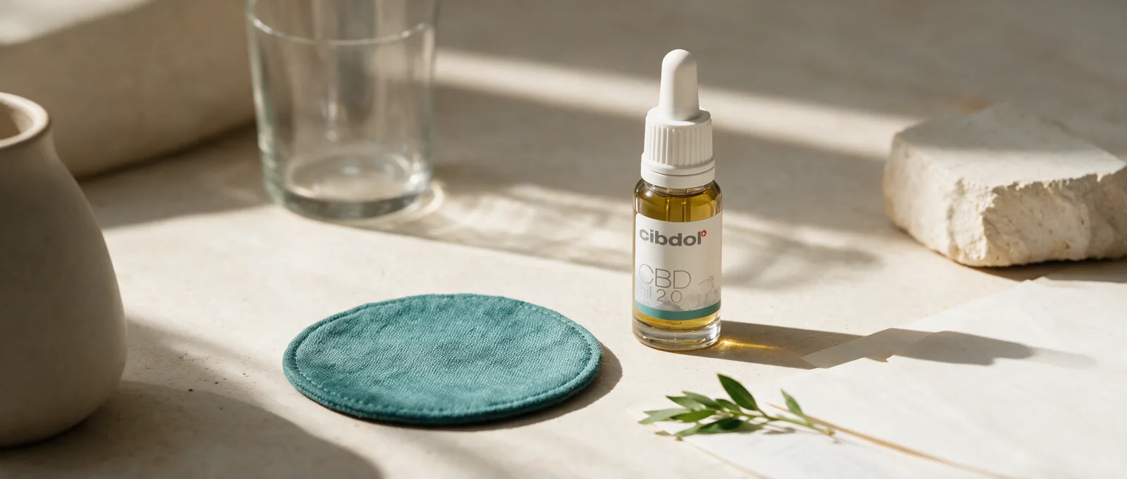 Still life with a Cibdol product introducing What Is Humulene? The Hop Terpene Explained