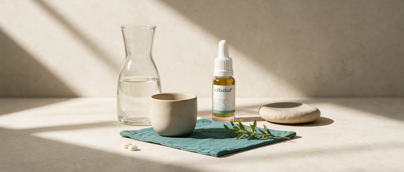 Still life with a Cibdol product introducing What Is Linalool? The Lavender Terpene, Explained