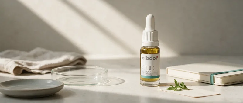 Still life with a Cibdol product introducing Terpinolene: Four Scents in One Terpene