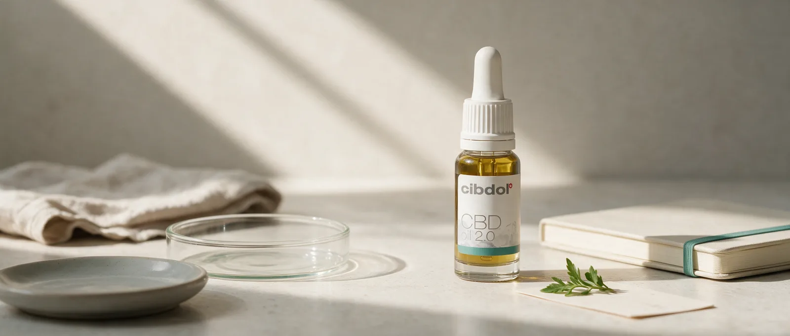 Still life with a Cibdol product introducing Terpinolene: Four Scents in One Terpene