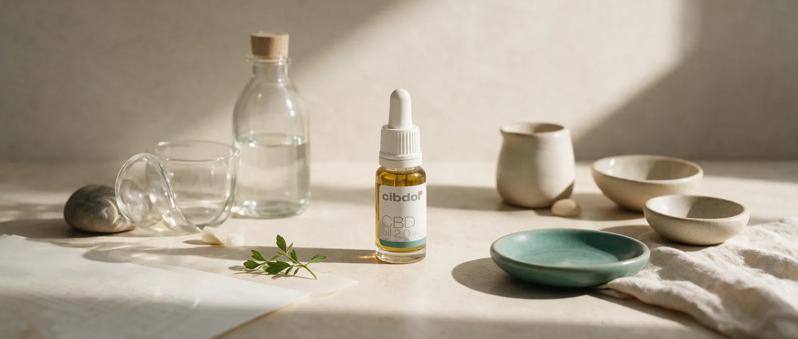 Still life with a Cibdol product introducing What Is THCA?