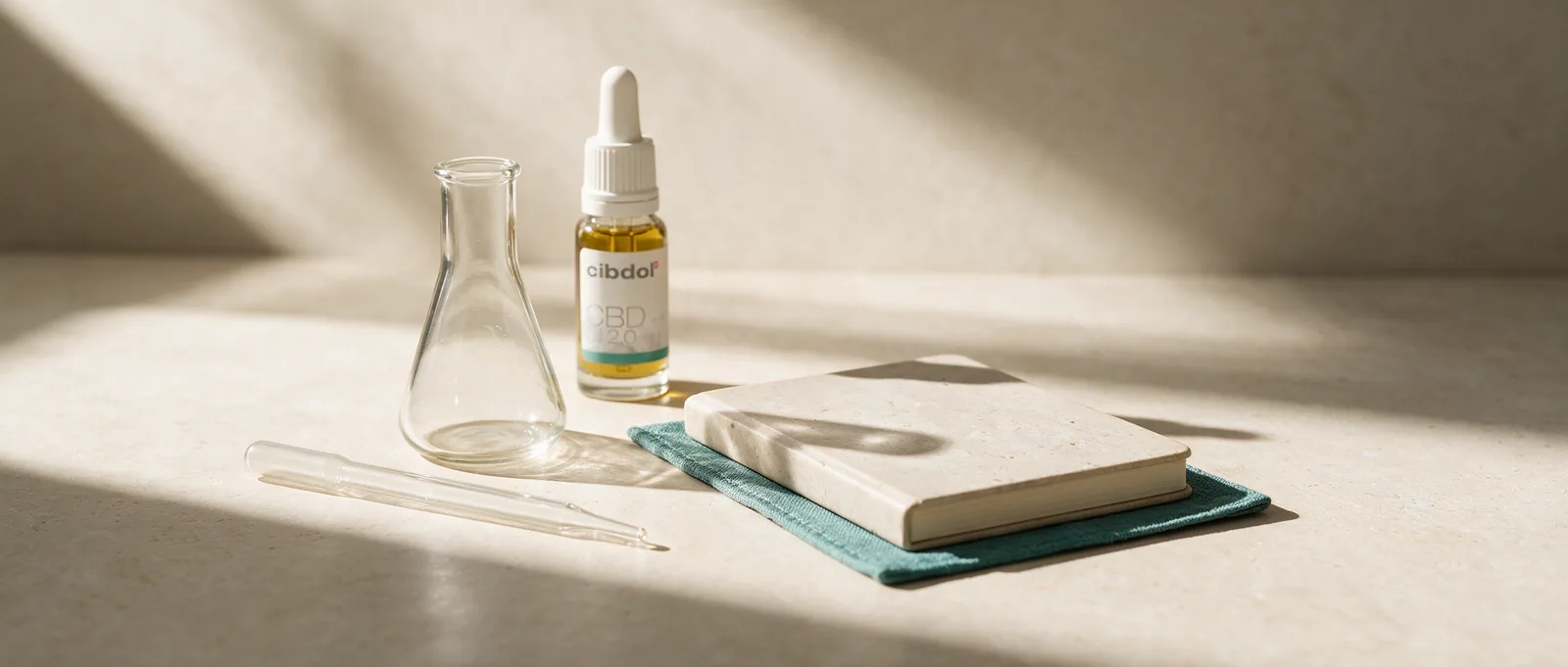 Still life with a Cibdol product introducing What Is THCP