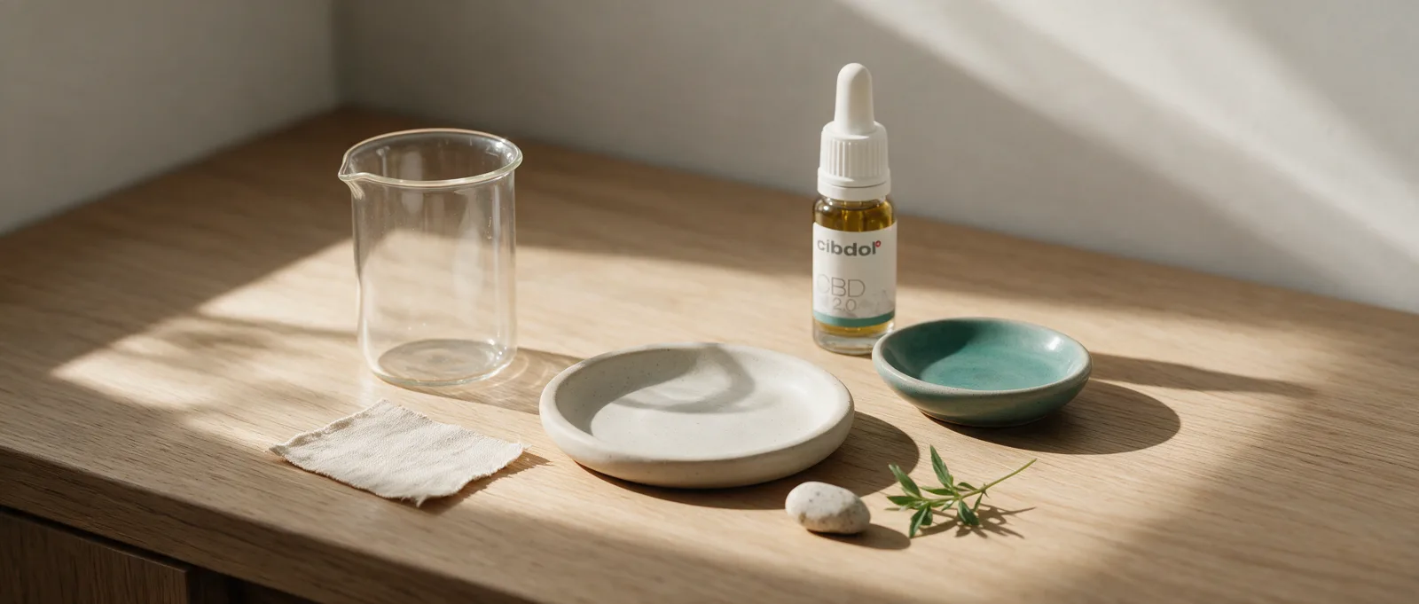 Still life with a Cibdol product introducing How To Extract CBD From Hemp