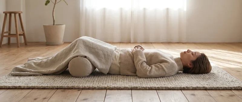 Yoga nidra session steps and scientific evidence