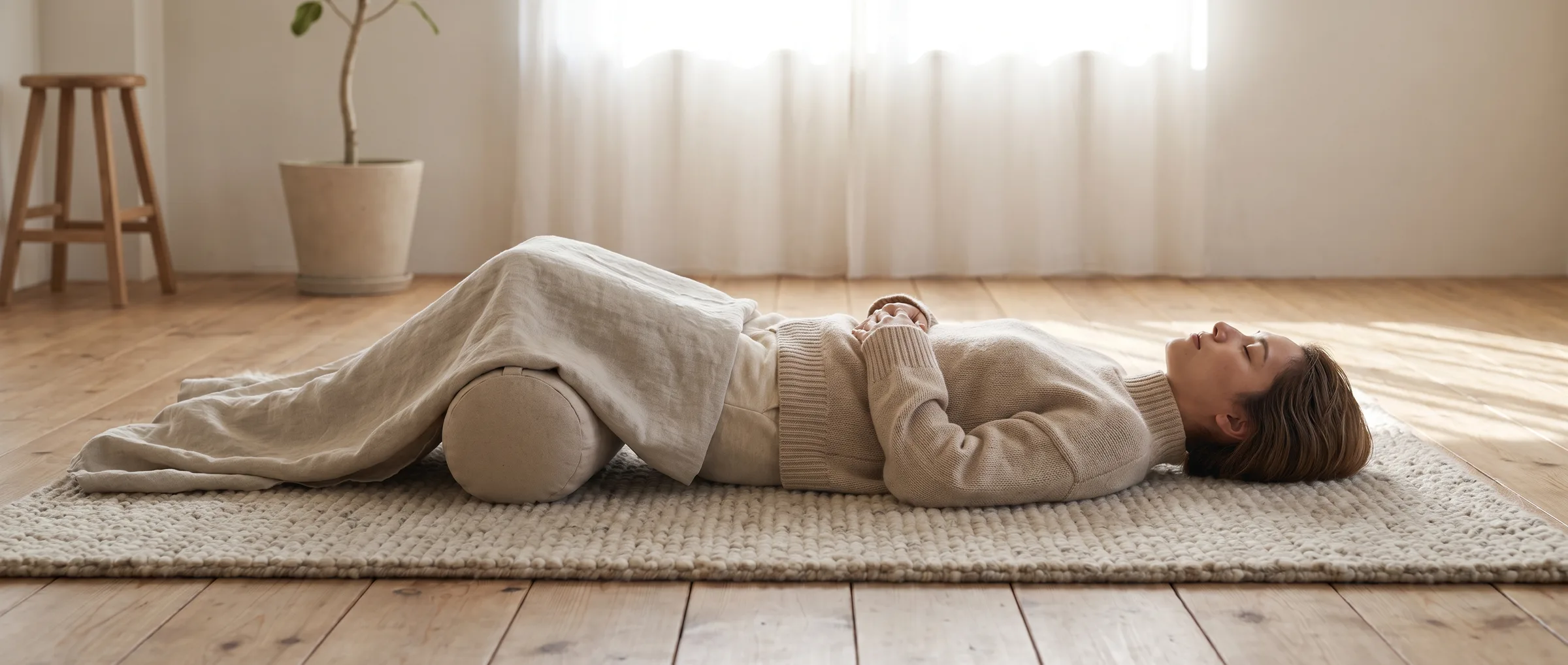Yoga nidra session steps and scientific evidence