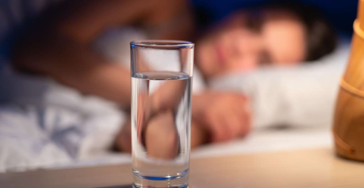 Hydratisieren Sie über Nacht