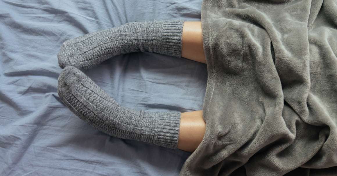 Schlafen mit Socken
