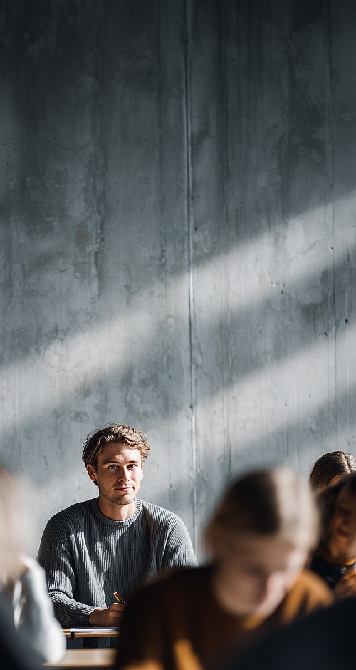 Mann im Klassenzimmer - Mobile
