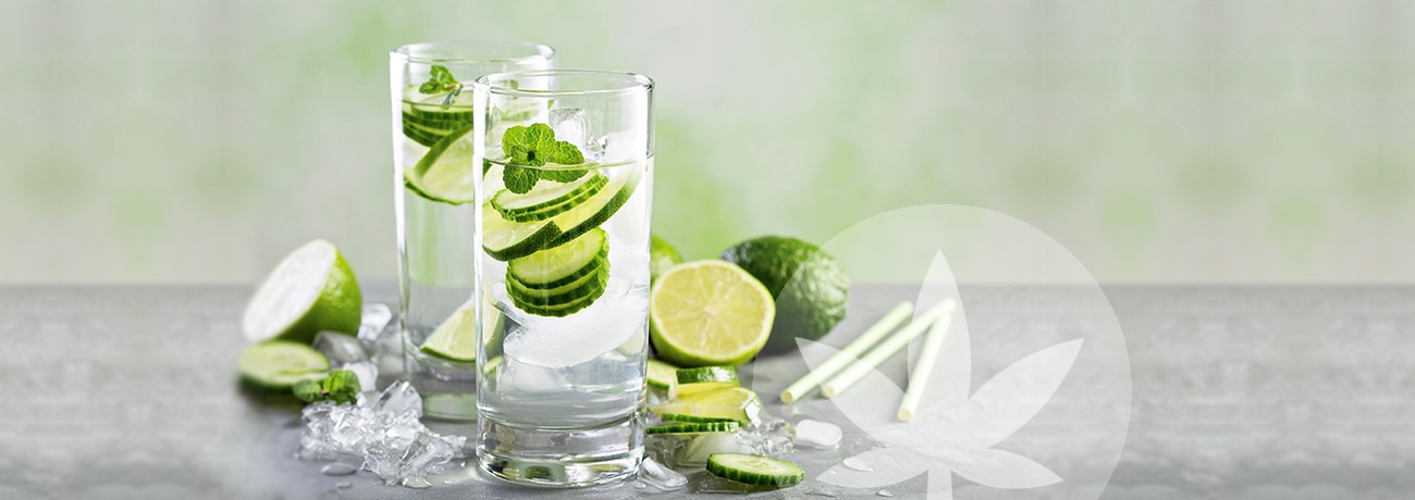lime water in glass