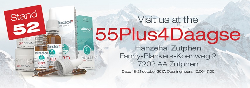 Cibdol visiterà la fiera 55 plus 4 Daagse a Hanzehal in Zutphen, nei Paesi Bassi!