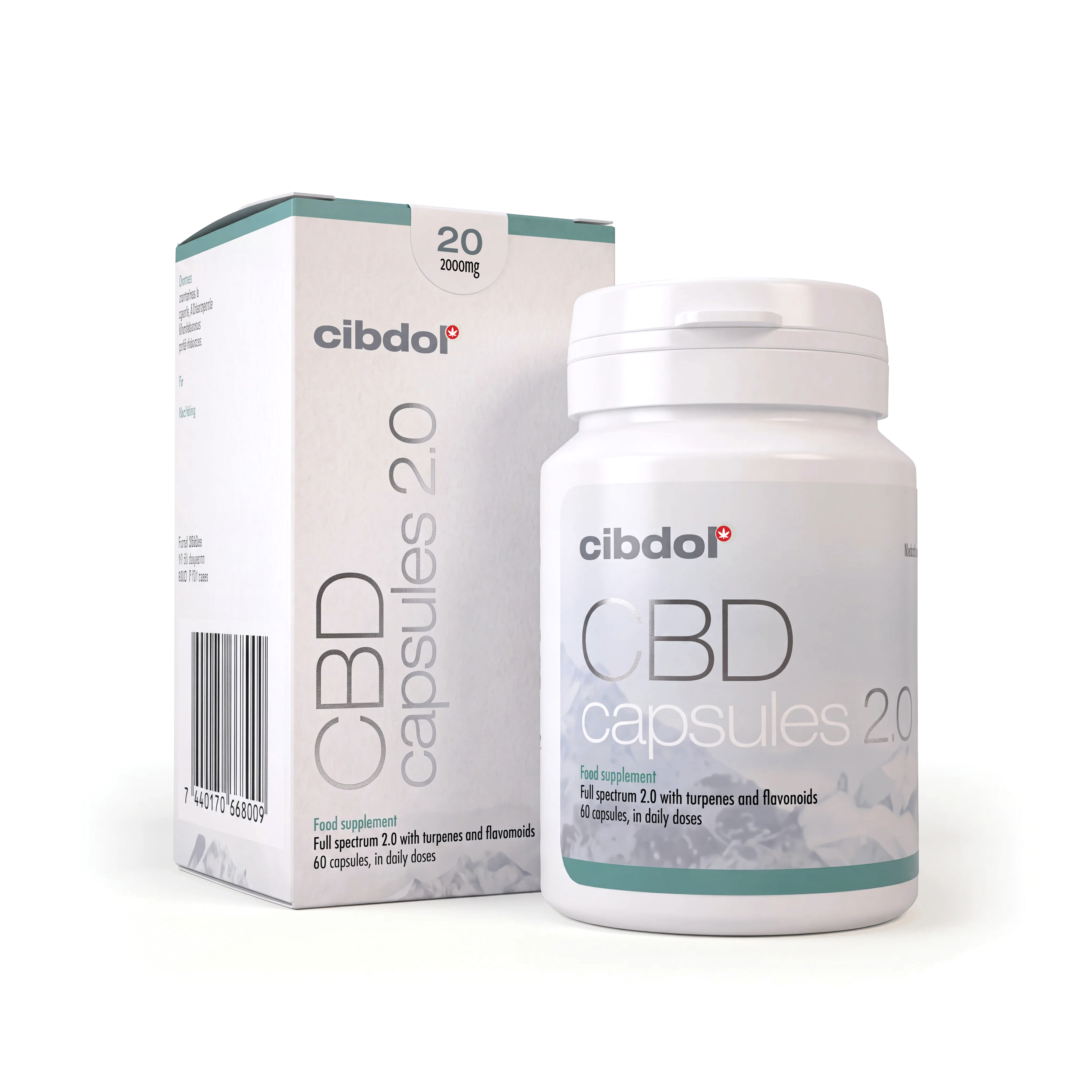 Gélules Souples Au CBD 20 % (2000 mg)