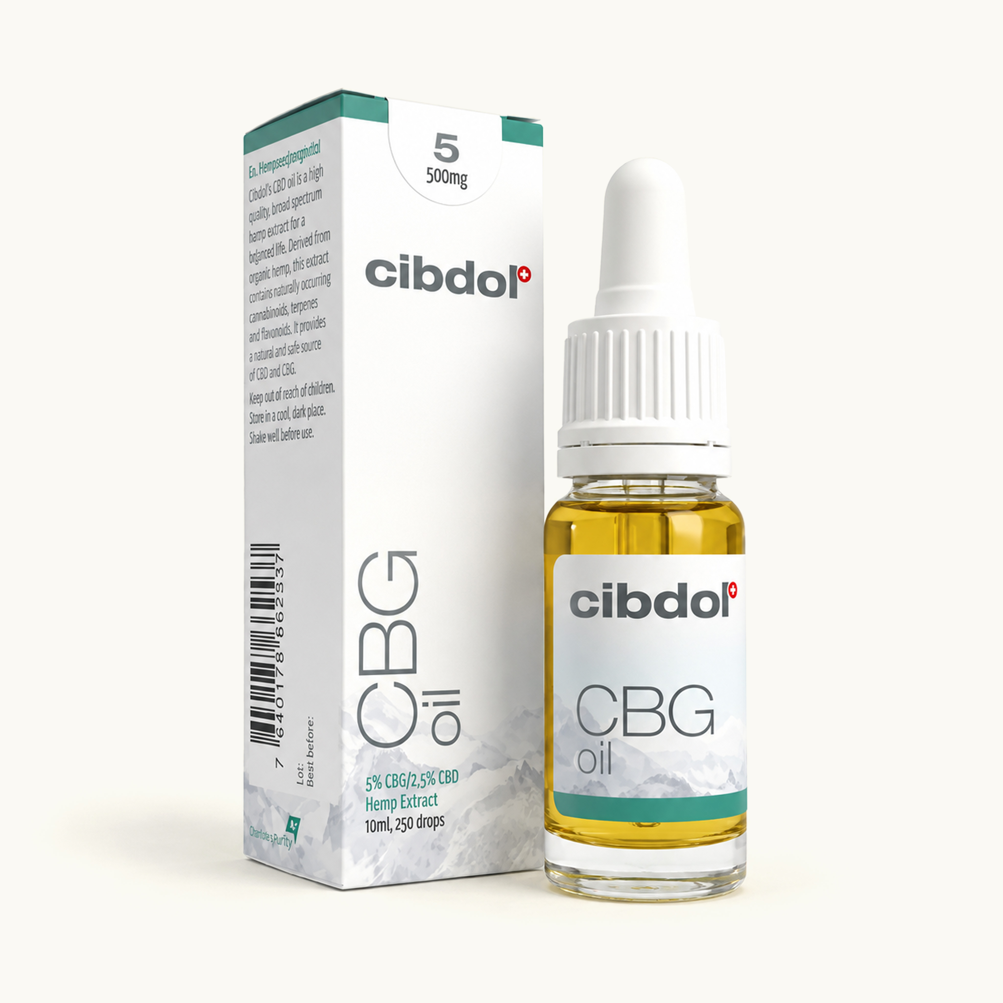CBG Oil 5% + CBD 2.5%, CBG oil with CBD | Cibdol